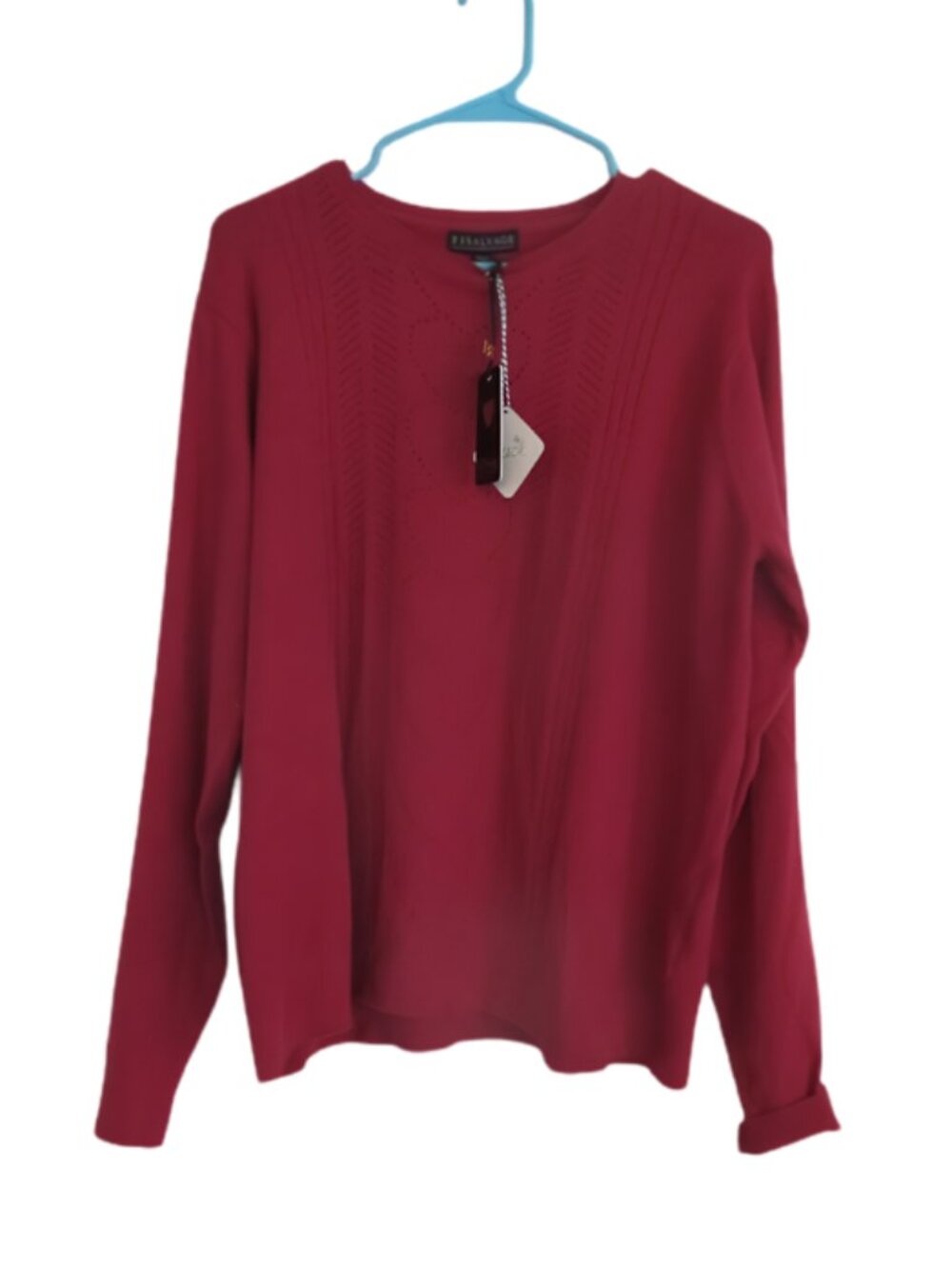 NWT PJ Salvage Red Heart Sweater Long Sleeve Top